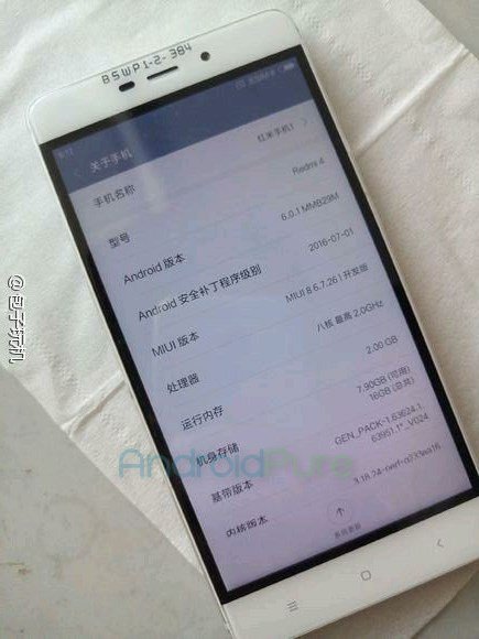Redmi 4 a