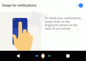 Nexus swipe fingerprint scanner