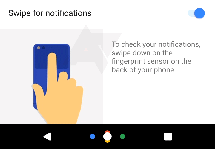 Nexus swipe fingerprint scanner