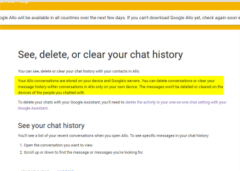 Google allo privacy issues