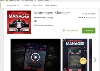 Motorsport manager android
