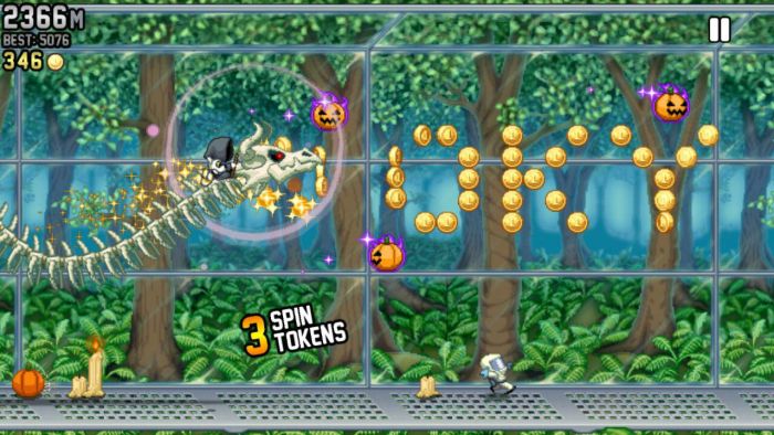 Jetpack joyride bone dragon grim reaper