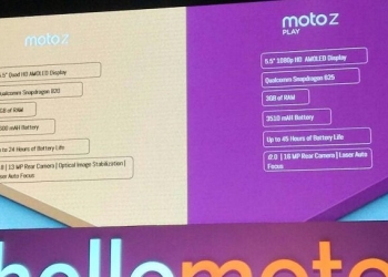 Moto z specs india launch