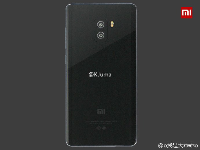 Xiaomi mi note 2 back