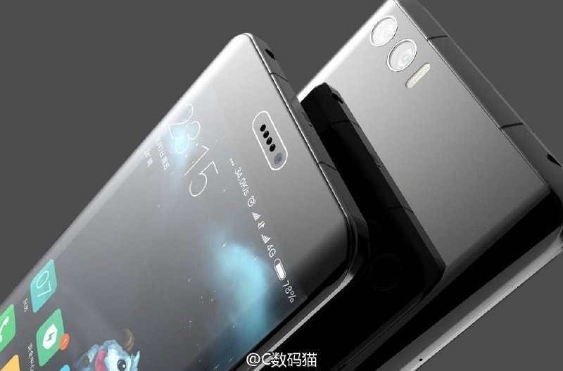 Xiaomi mi note 2 official renders