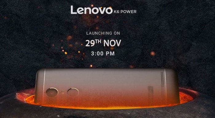 Lenovo K6 Power India