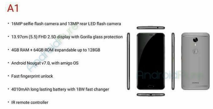 Gionee A1 Specifications
