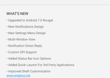 OnePlus 3T OTA Nougat