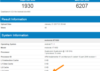Motorola XT1650 Snapdragon
