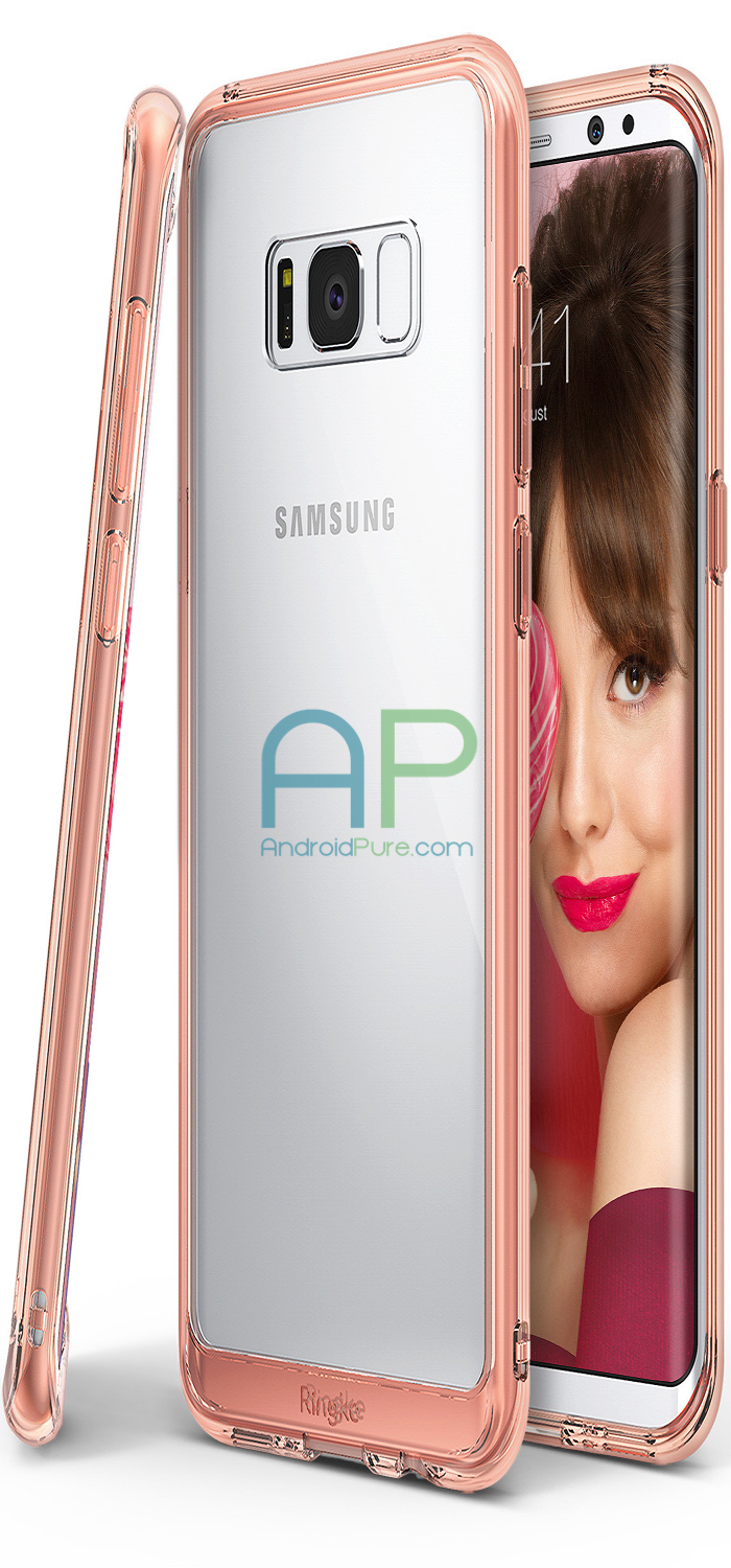 Ringke Fusion Galaxy S8 mainthum Rose Gold