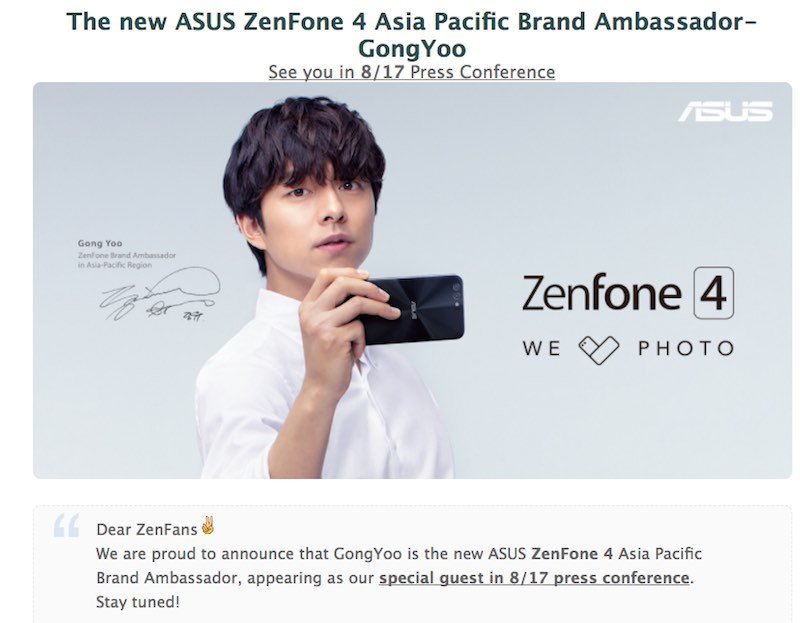 Asus Zenfone 4 Launch