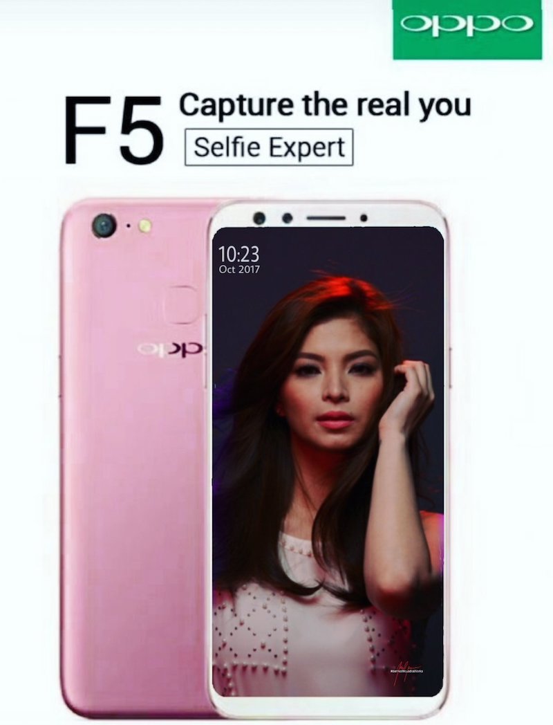 Oppo F5 Render