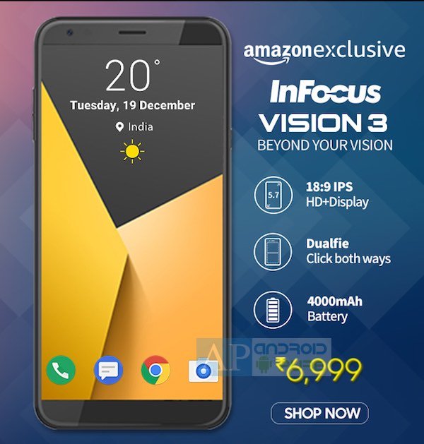 Infocus Vision 3 price specifications
