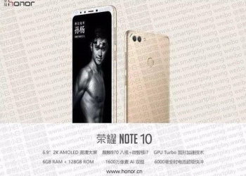 Honor Note 10 leaked technical specifications