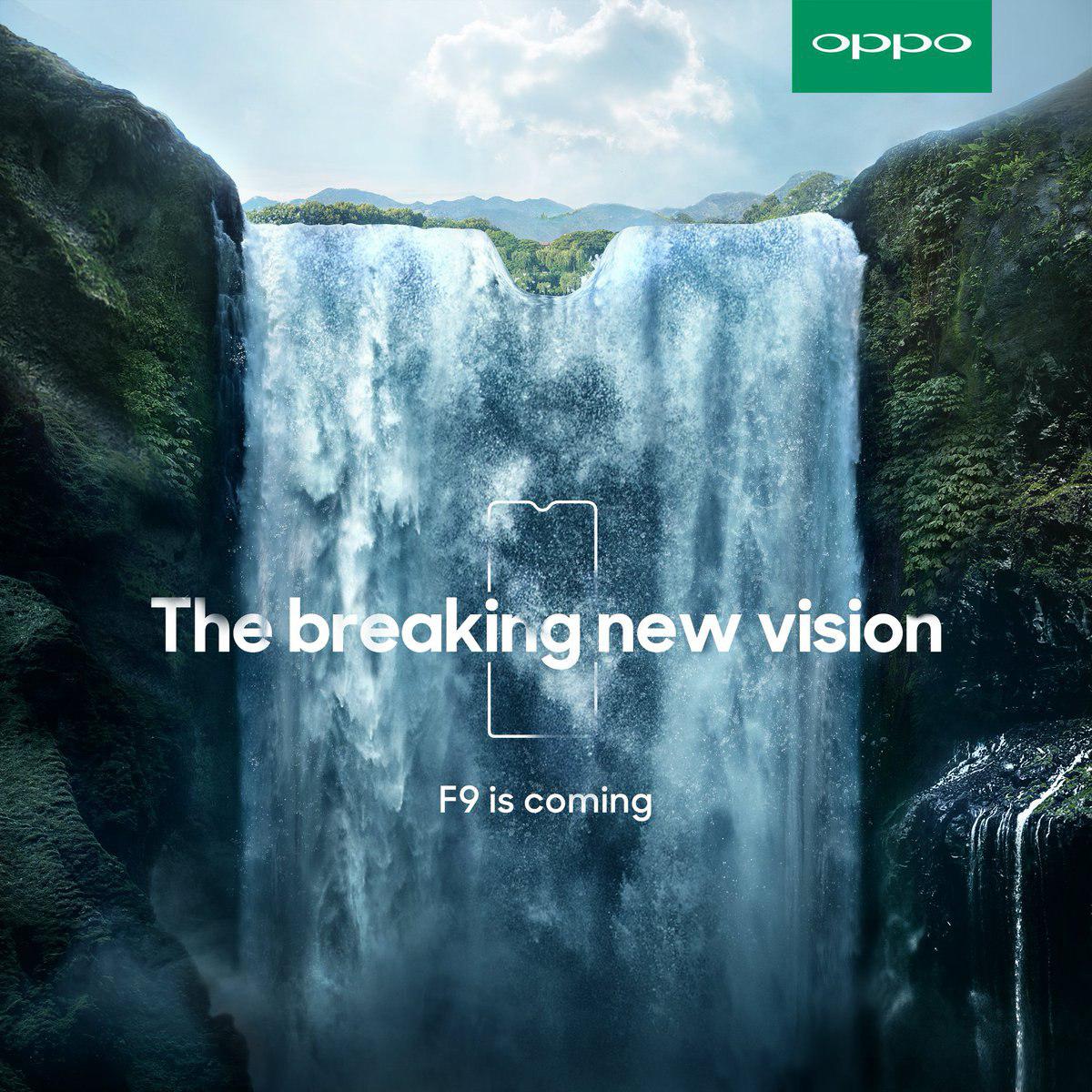 Oppo F9 notch display