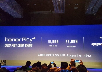 Honor Play price in India