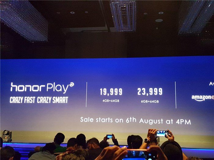 Honor Play price in India