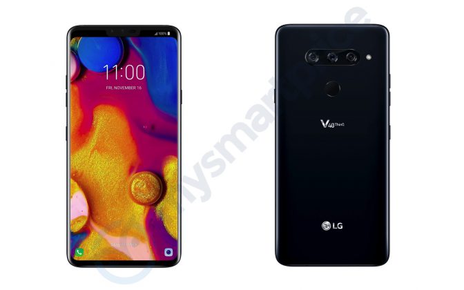 LG V40 leaked render