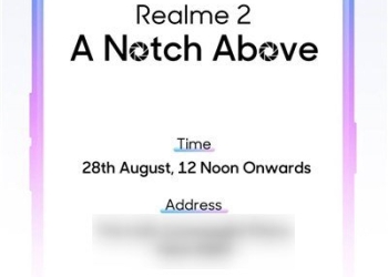 Realme 2 India launch date