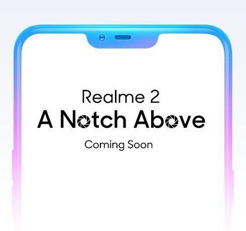 Realme 2 Notch display