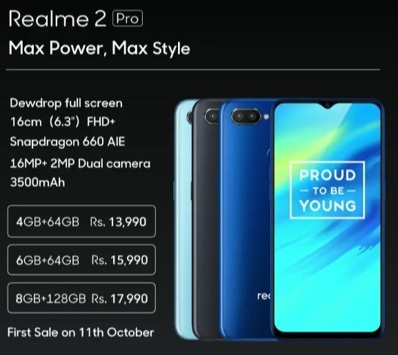 Realme 2 Pro India