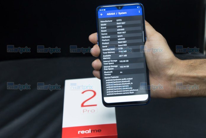Realme 2 Pro hands-on leaked photo