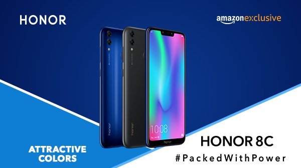 Honor 8c india colours