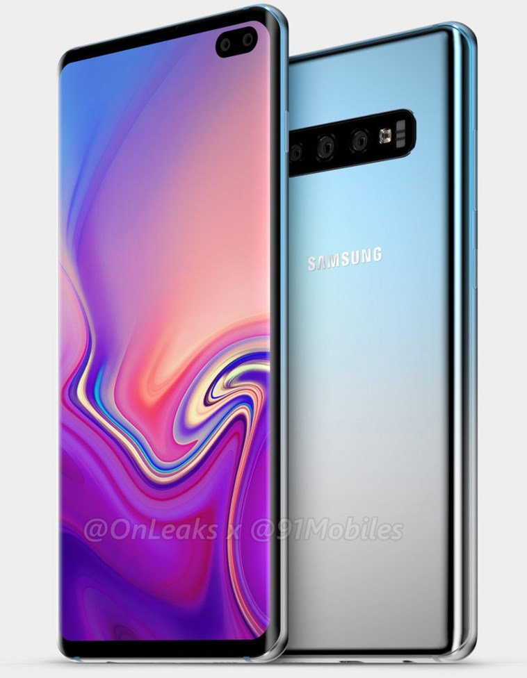 Galaxy S10 Plus unofficial renders 2
