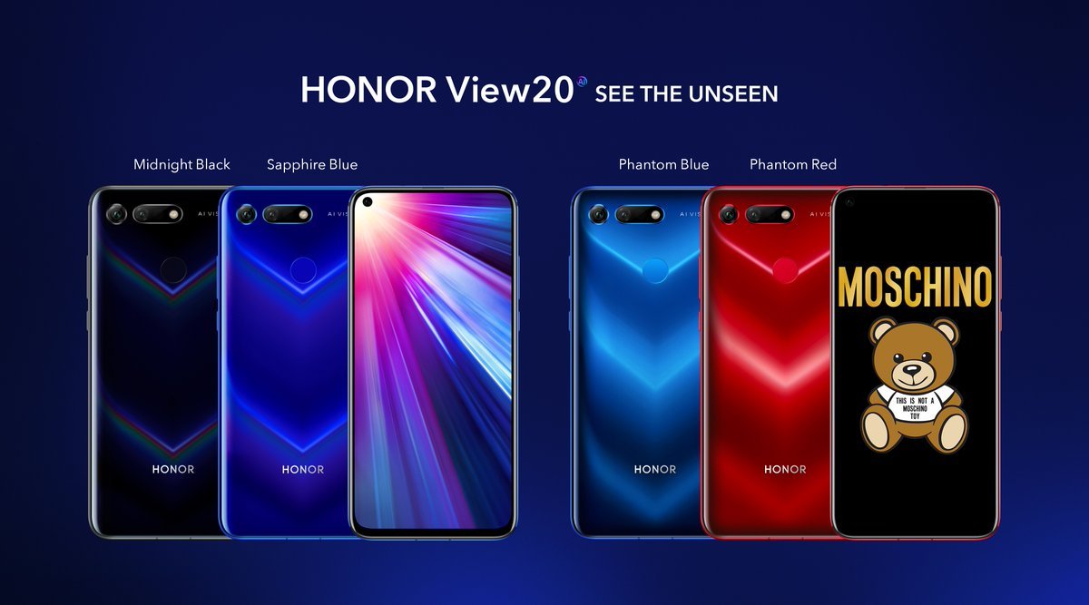 Honor View 20 colours