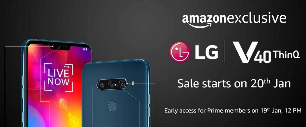 LG V40 ThinQ India launch date
