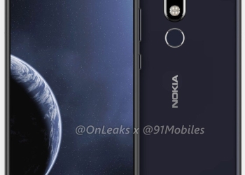 Nokia 8.1 Plus leaked renders