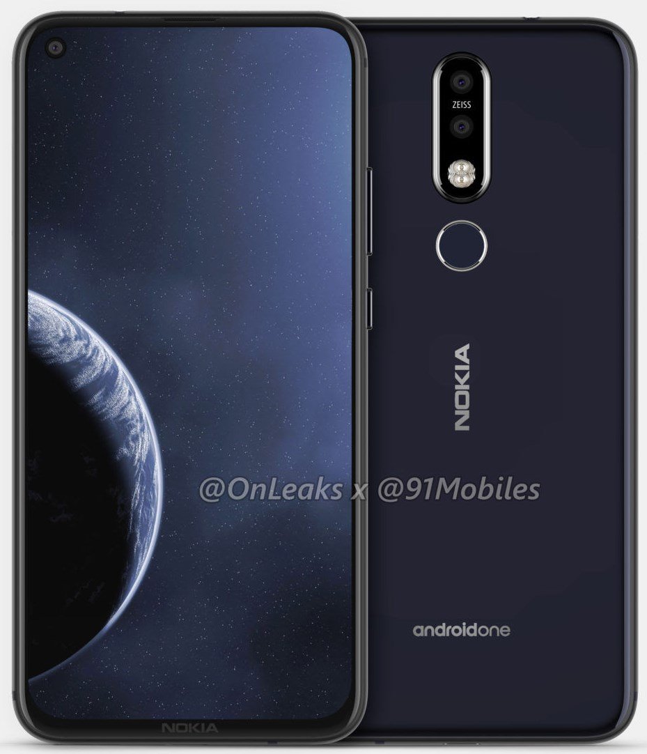 Nokia 8.1 Plus leaked renders