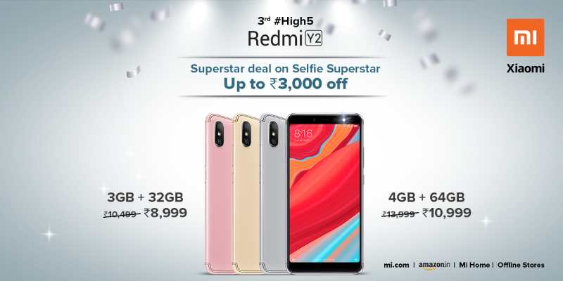 Redmi Y2 price drop official