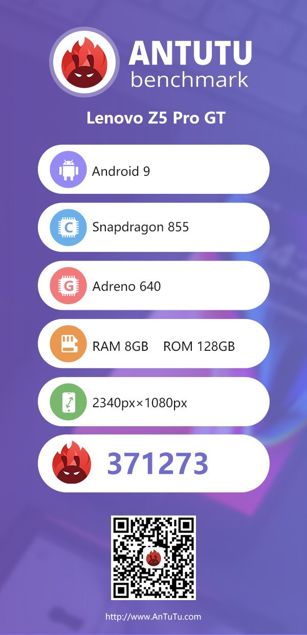 Snapdragon 855 AnTuTu Benchmark scores
