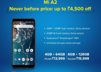 Xiaomi Mi A2 price drop