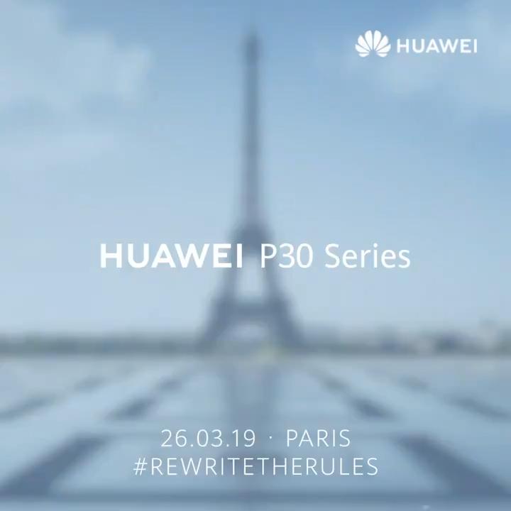 Huawei P30 launch date