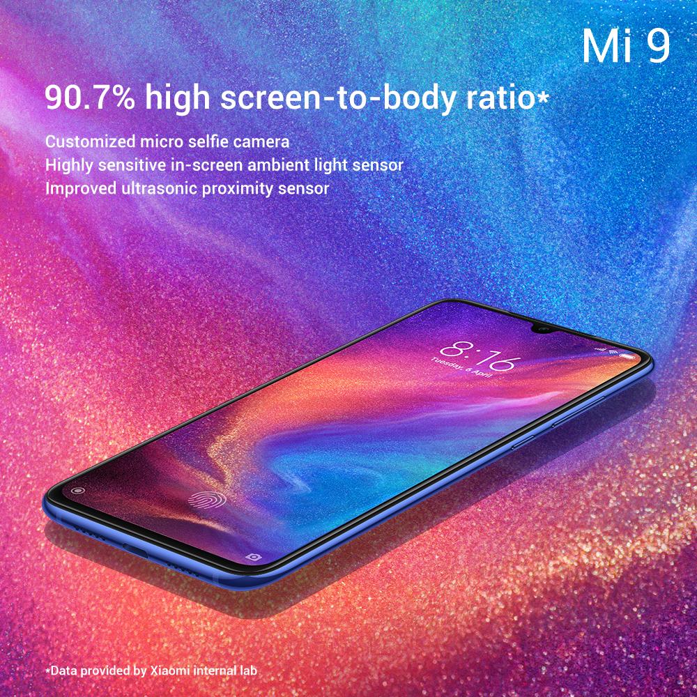Xiaomi Mi 9 tech specs display