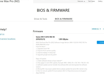 ASUS Zenfone Max Pro M2 March Update