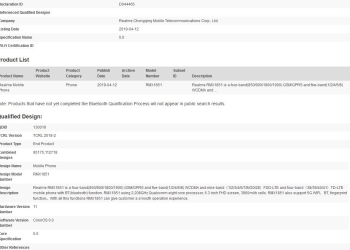 Realme 3 Pro Tech specs