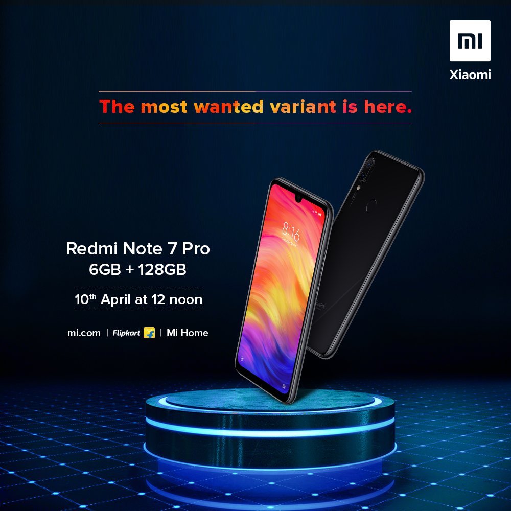 Redmi Note 7 Pro 6GB RAM variant
