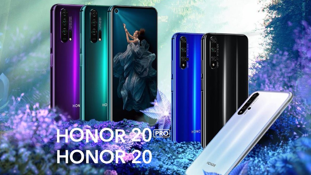 Honor 20 Pro colours