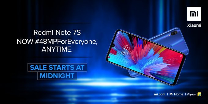 Redmi Note 7S open sale