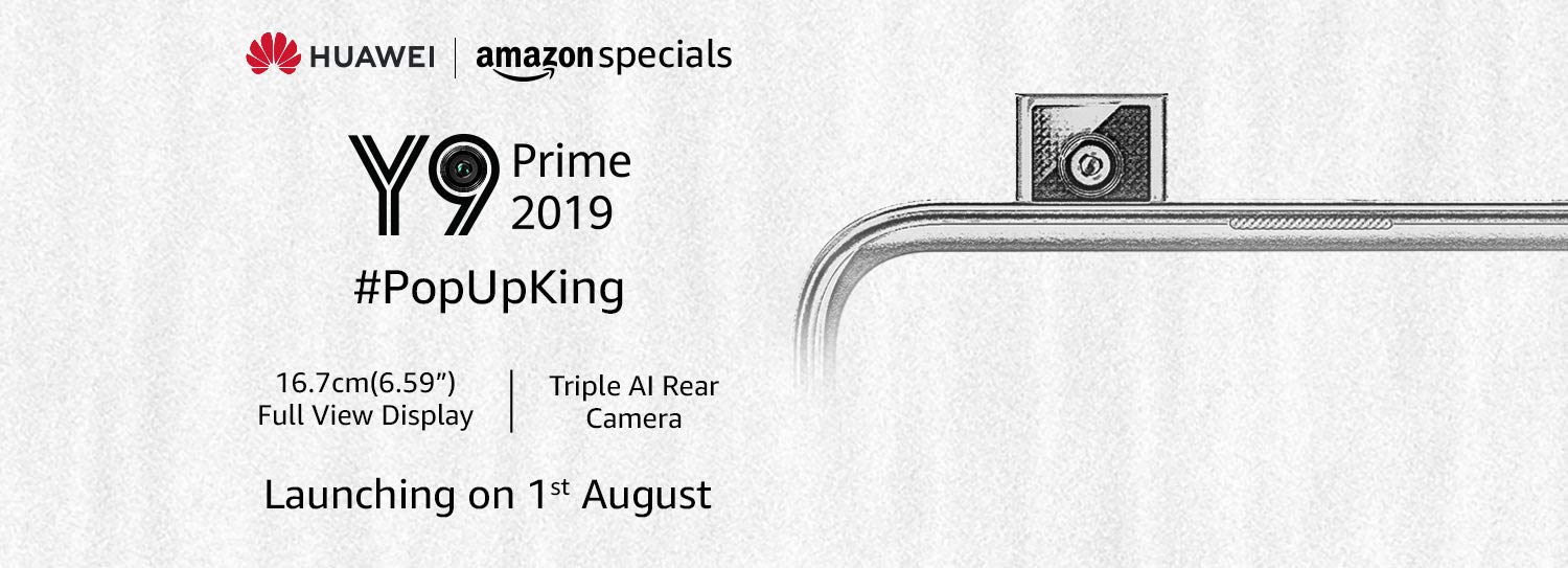 Huawei Y9 prime 2019 India launch date