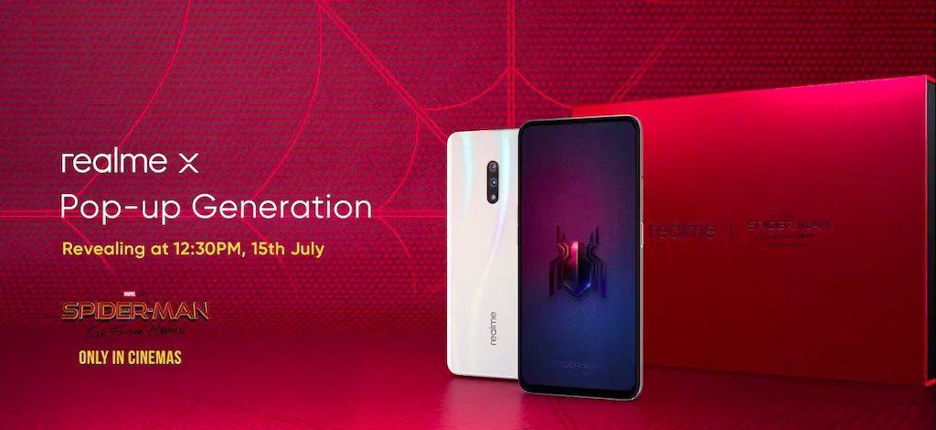 Realme X Spider Man Launch india