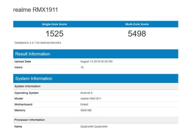 Realme 5 benchmark