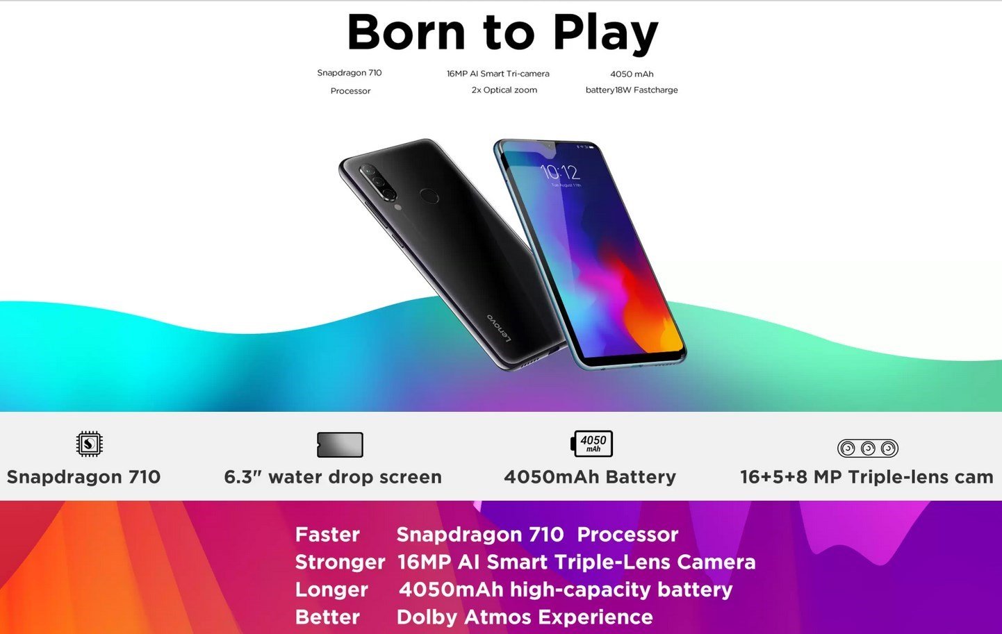 Lenovo K10 Note specs