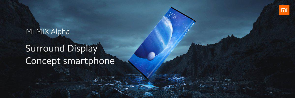 Mi MIX Alpha surround display
