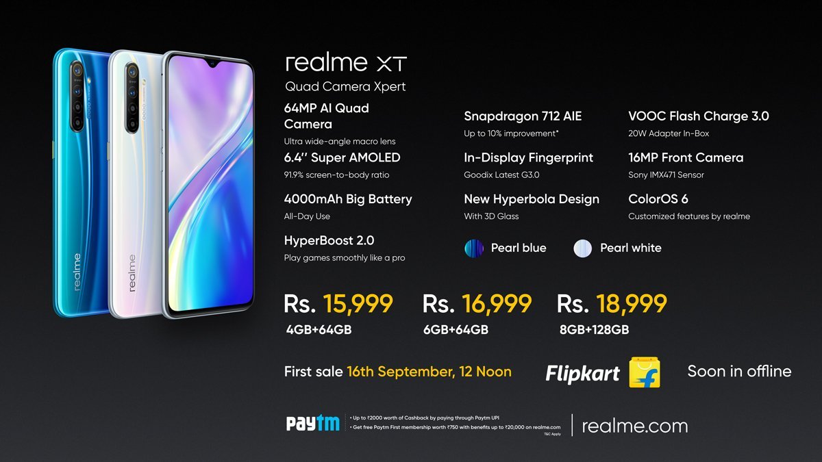 Realme XT price in India