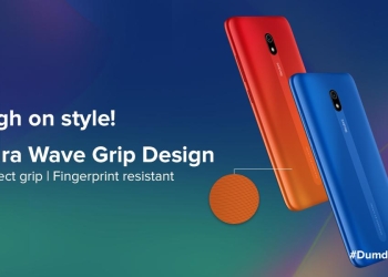 Redmi 8A Aura Wave Grip Design