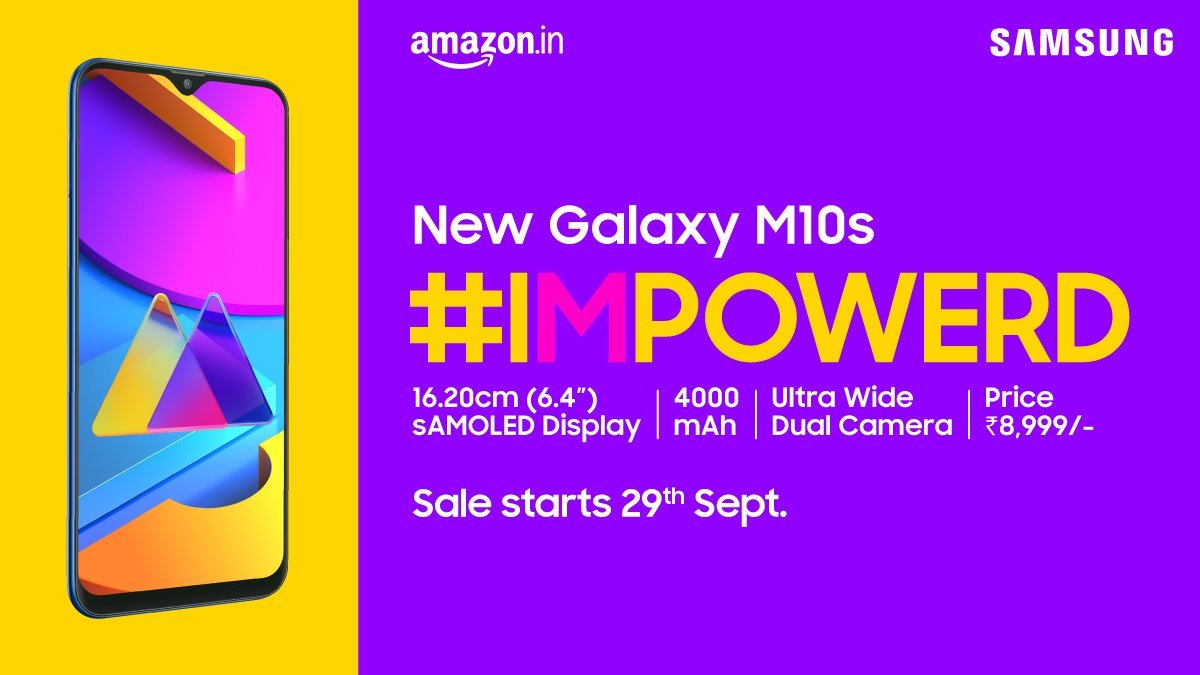 Samsung Galaxy M10s price in India